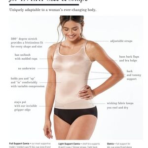 Ruby Ribbon Adjustable Strap Cami - Cream